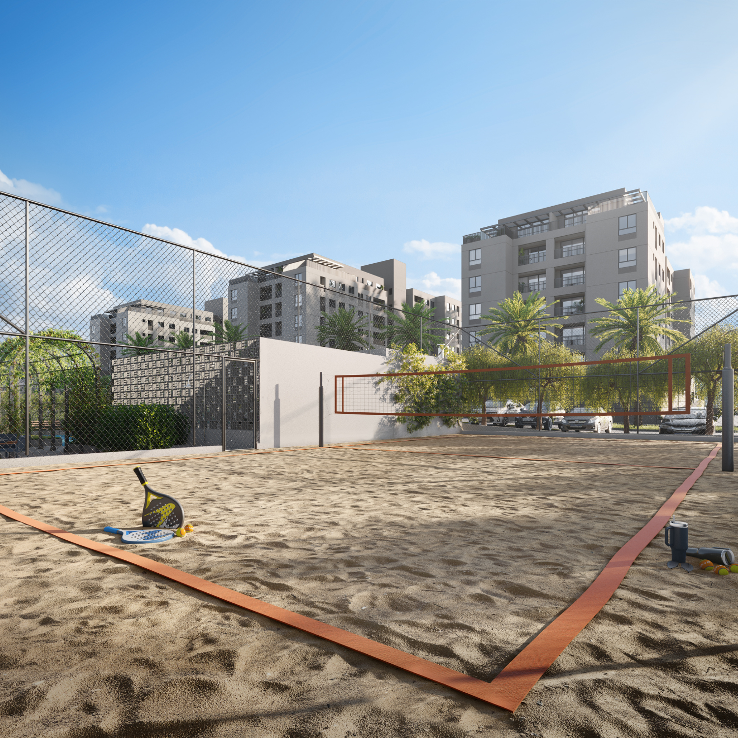 beach tennis`- Chácara Bernadete Sobradinho